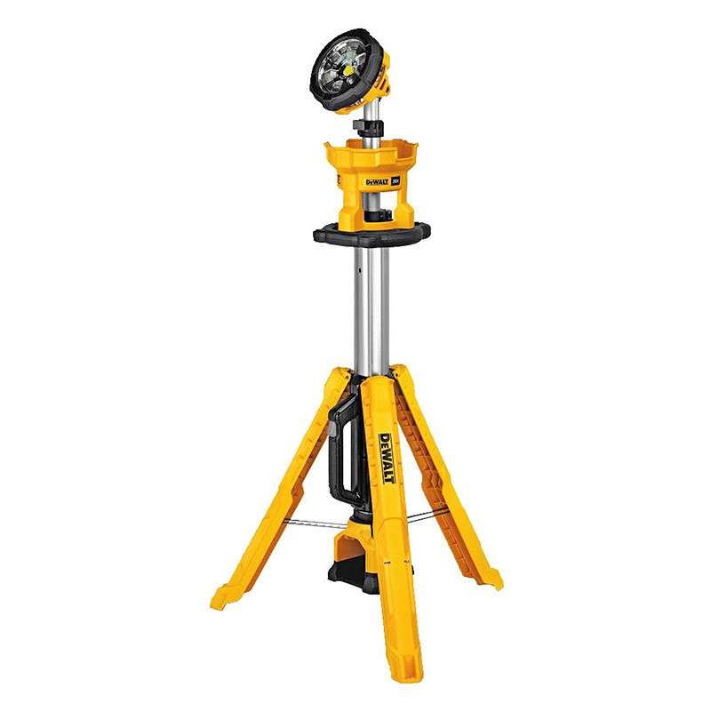 Projecteur de chantier DEWALT DCL079 avec Trépied 18V XR (vendu sans batterie)