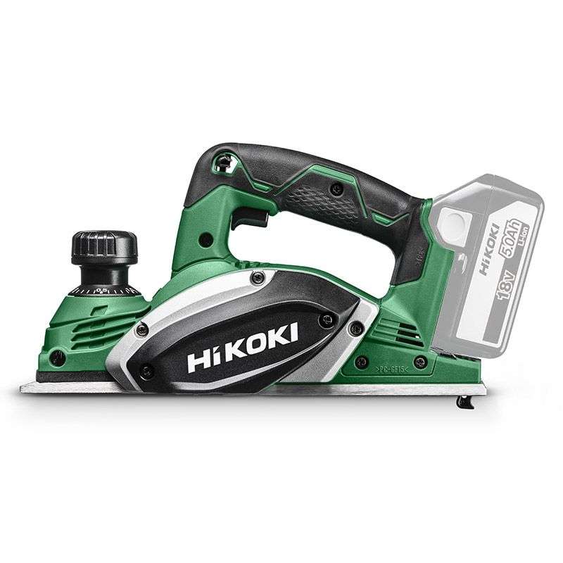 Rabot sans fil HIKOKI P18DSLW2Z + Hitcase 82mm 18V (vendu sans batterie)
