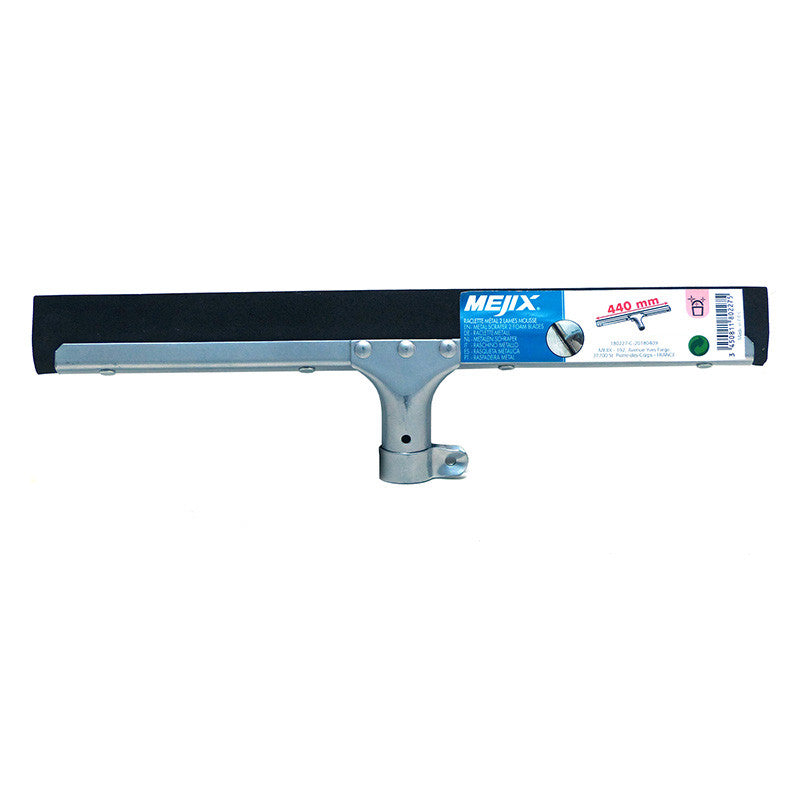 Raclette métallique 2 lames mousse MEJIX 180227 - 440 mm