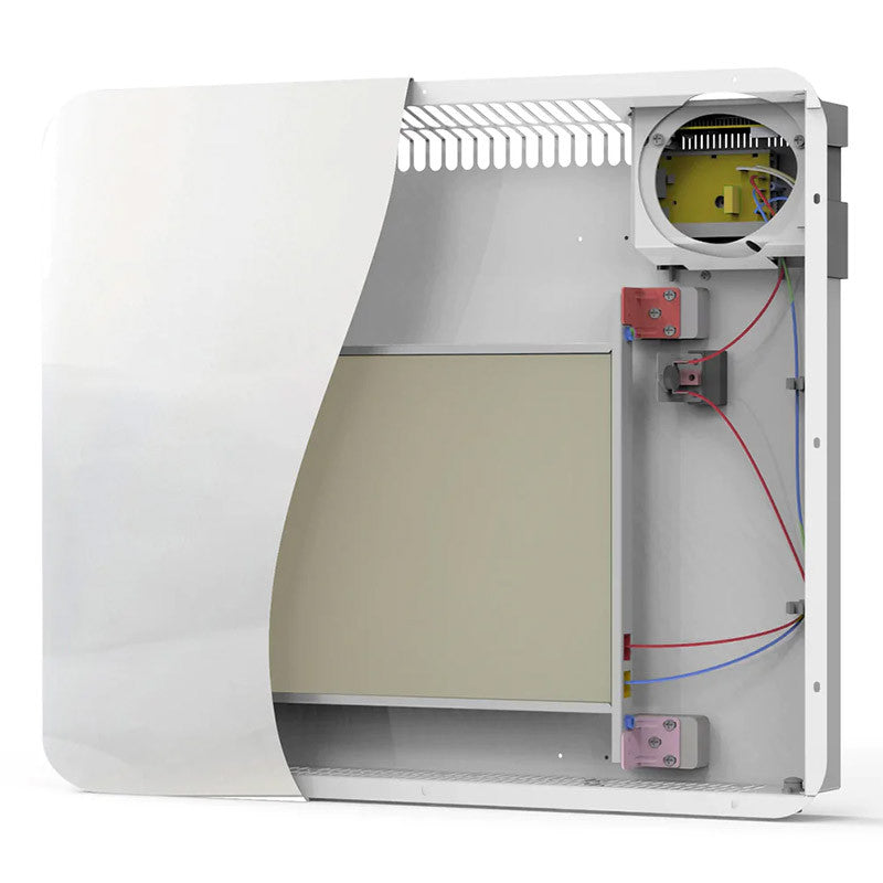 Radiateur électrique à inertie Deva 1500W WATTZ WZ1672 façade verre
