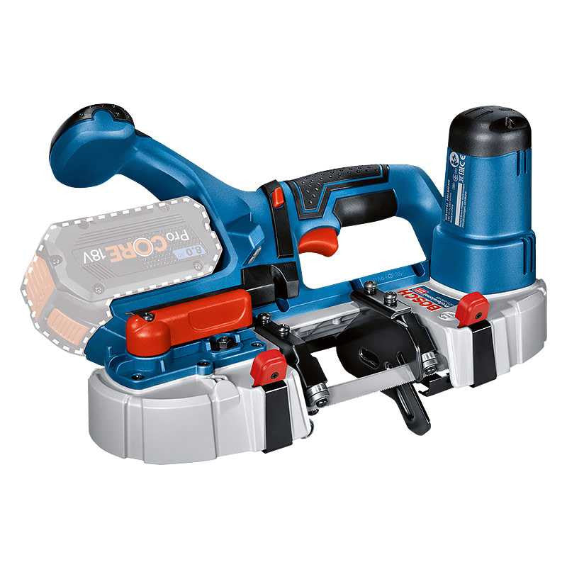 Scie à ruban BOSCH 06012A0401 - GCB 18V-63 professional (vendu sans batterie) en L-Boxx