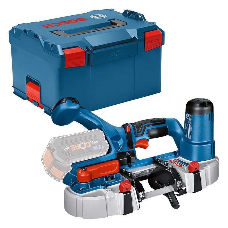 Scie à ruban BOSCH 06012A0401 - GCB 18V-63 professional (vendu sans batterie) en L-Boxx