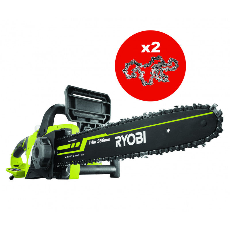 Tronçonneuse électrique RYOBI RCS1935B2C 1900 W - guide 35 cm