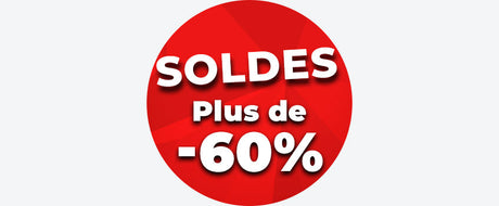 Soldes -60% et plus