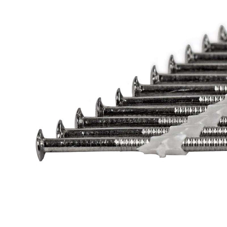 1000 Pointes en Bandes 34° -  55 x 2.8 mm 34° Tête Bombée Inox A4 Annelée Liaison Plastique NORFIX NFX11412 A4
