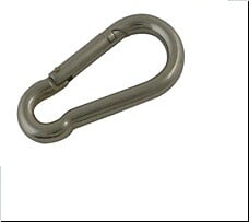 3321369979347 - 2 mousquetons pompier acier zi