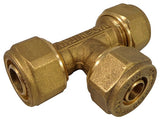 P16-50015L1 - TÃ© pour tube PER Ã  compressi