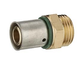 3786-1516L1 - Raccord pour PER Ã  sertir M M