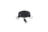 Plafonnier eco paris gu10 noir