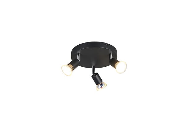 Plafonnier eco paris gu10 noir