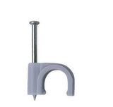 Lot de 20 attaches câbles gris diamètre 12mm