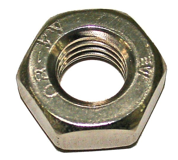 S1021111 - 5 Ã©crous hexagonaux inox A4 8