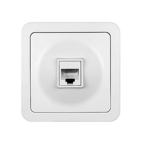 Prise RJ45 en saillie blanc