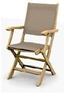 TDC 3805AV - Fauteuil pliant teck naturel e