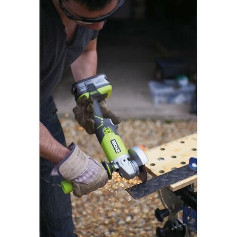 Meuleuse d'angle RYOBI R18AG-0 Ø 115 mm 18V ONE+™ (vendu sans batterie)