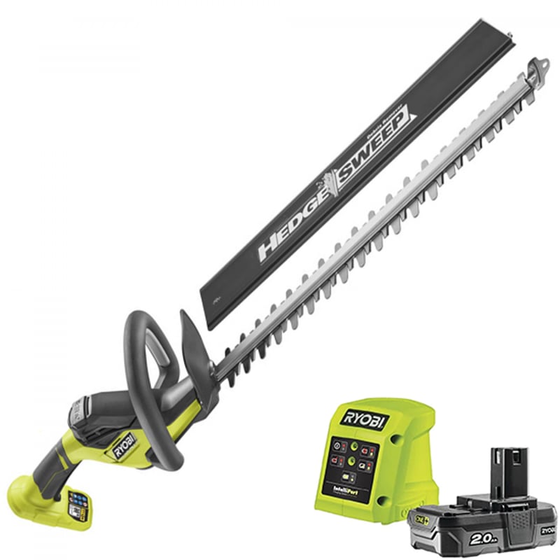 Taille-haies LINEA RYOBI RY18HT50A-120 18V 50cm avec 1x2Ah et chargeur 1,5A