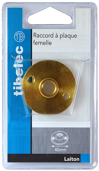 743430 - Raccord Ã  plaque femelle diam