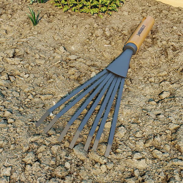 9GT-927R - Balai rocaille - 5 dents plate