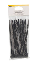 20 colliers de serrage, largeur 6mm, longueur 175mm Noir BRICELEC