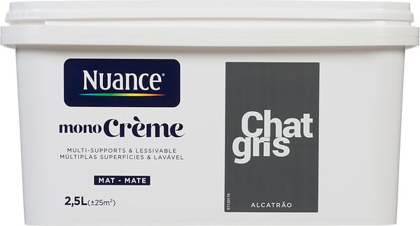 3505391055280 - Peinture MonoCrÃ¨me - Chat gri
