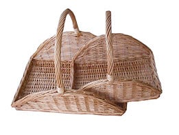 Panier en osier - Lot de 2