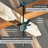 Serre joint 1 main PRO MAX 150mm - WOLFCRAFT - 3070000