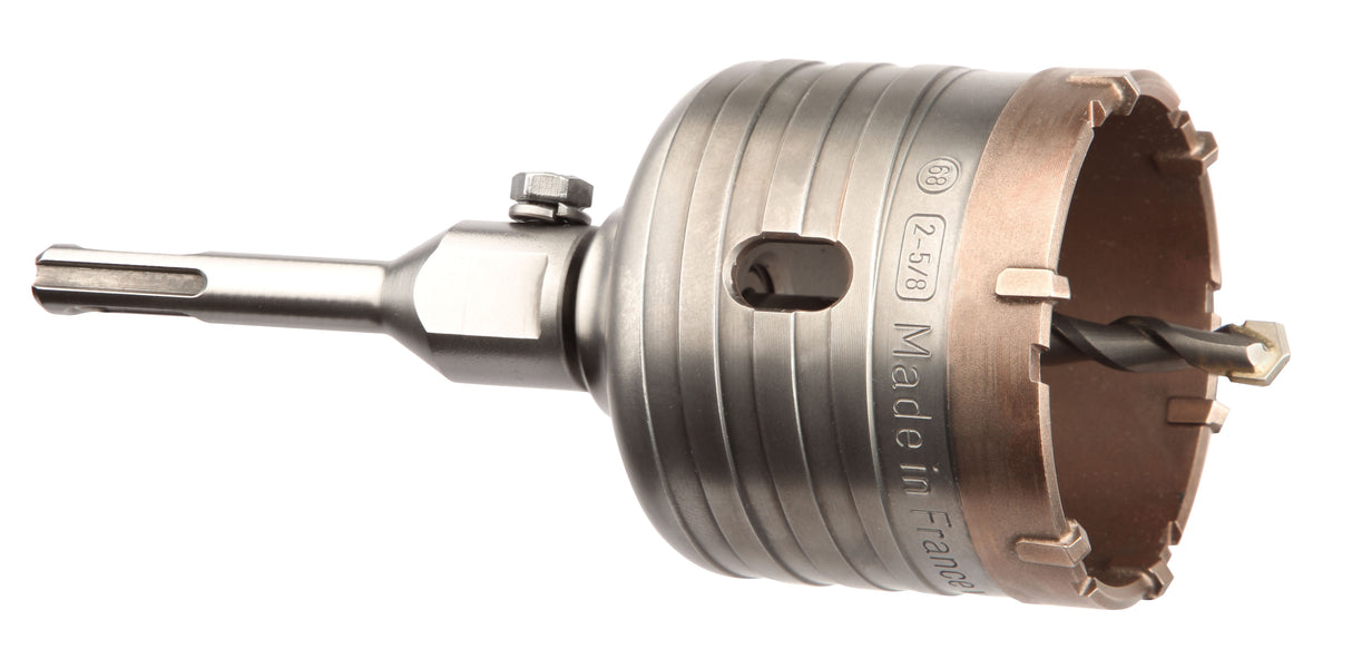 Crusher kit trépan carbure - DIAGER  - compatible SDS+ attachement M16  Diam. 68 mm       