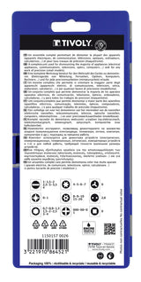 Tivoly   35 pièces -33 embouts de précision+ 1 porte-embout magnétique + 1 tournevis