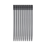 10 colliers de serrage, largeur 9mm, longueur 260mm Noir BRICELEC