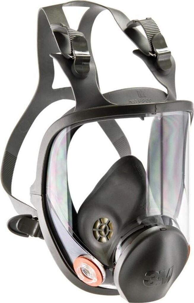 6800 - Masque complet silicone - anti-poussières et anti-gaz - Livré sans filtre  Taille M