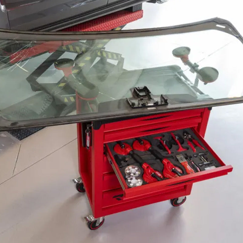 Servante RACING 7 tiroirs équipée de 173 outils  - KS TOOLS - 855.7173