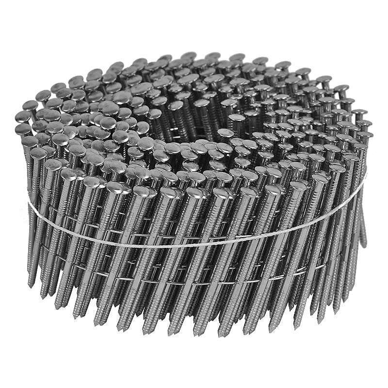 5400 Pointes en rouleau 60 x 2,5 mm 16° NORFIX NFX11287 plat inox A4 annelées