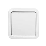 Poussoir en saillie 10 ampères blanc