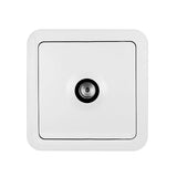 Prise TV en saillie blanc