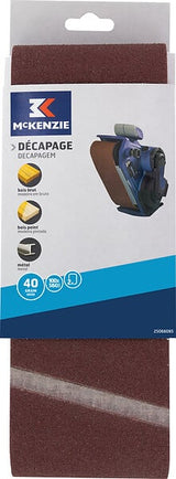 Bande abrasive sans fin - Lot de 2 - 100x560mm
