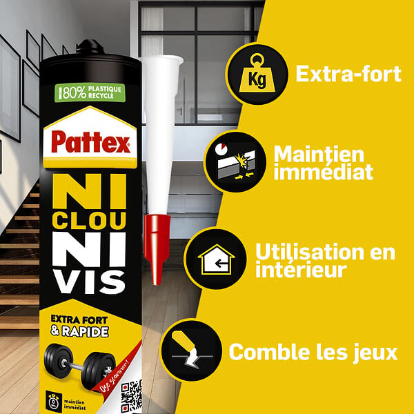 1952385 - Colle fixation Ni clous ni vis