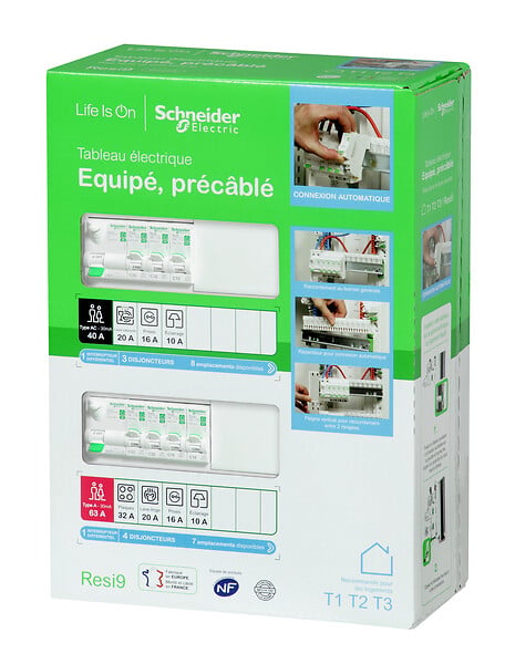 R9H213SE14N - Tableau Ã©lectrique prÃ© Ã©qui