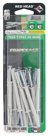 FC670BL20 - Blister de 20 chevilles Frapex