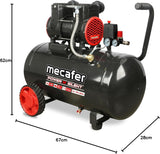 COMPRESSEUR DEBRUITE 50L 2HP POWER SILENT - MECAFER - 425653