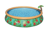 Piscine autoportante avec fontaine - Ronde - D457xH84cm