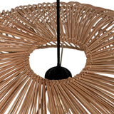 Abat-jour pour suspension Eugénie en bambou - ⌀ 80 cm - marron