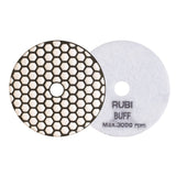 Disque diamant polissage et poncage a sec ø100 mm buff bl. - RUBI - 62977