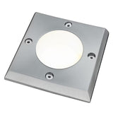 Encastré de sol carré Extérieur - Paulmann - 93993 - 230V - 108x108mm - 3,5W - GU10 - IP67 - Acier inoxydable