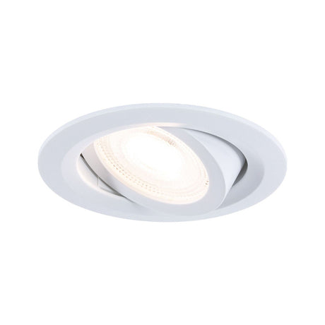 x10 Encastré Calla LED orientable 30° - Paulmann - D.90mm - 6W - 680lm - 4000K - 230V - BBC/IP65 - Lot de 10