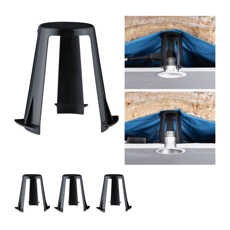 Entretoise pour encastré 62-90mm - Paulmann - Plastique noir