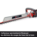 Taille-haies sans fil EINHELL GP-CH 18/61 Li BL (vendu sans batterie)
