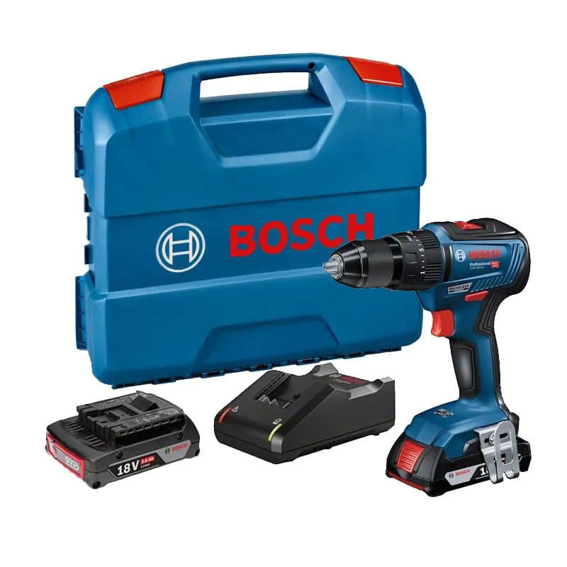 Perceuses-visseuses à percussion sans fil BOSCH 06019H5305 - GSB 18V-55 - 2 Ah Brushless