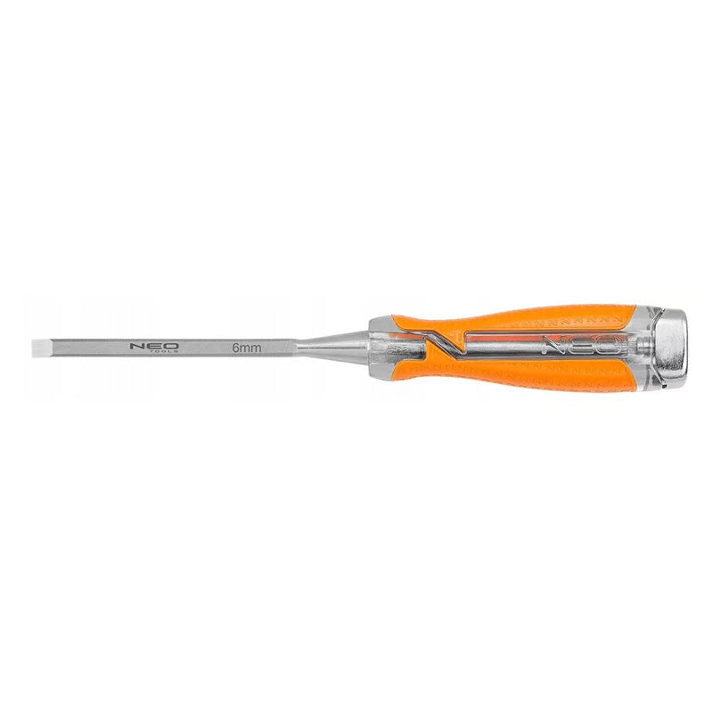 Jeu de ciseaux 6, 12, 18, 24 mm, manche bi-matière, en coffret - NEO TOOLS - 37-900