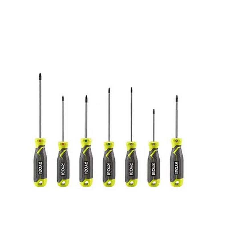Lot de 7 tournevis Torx à tête magnétique RYOBI RHSDS7PC