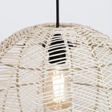 Abat-jour pour suspension Mia en rotin - ⌀ 38 cm - naturel